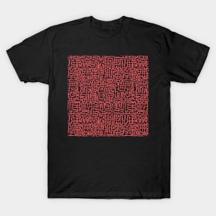 One Line - Red T-Shirt